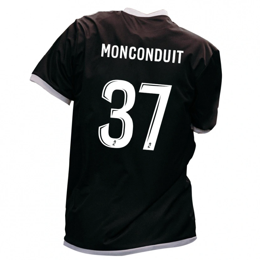 Danxen Damen Thomas Monconduit #37 Schwarz Gold Auswärtstrikot Trikot 2025/26 T-Shirt Schweiz