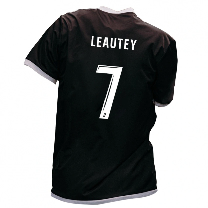 Danxen Damen Antoine Leautey #7 Schwarz Gold Auswärtstrikot Trikot 2025/26 T-Shirt Schweiz