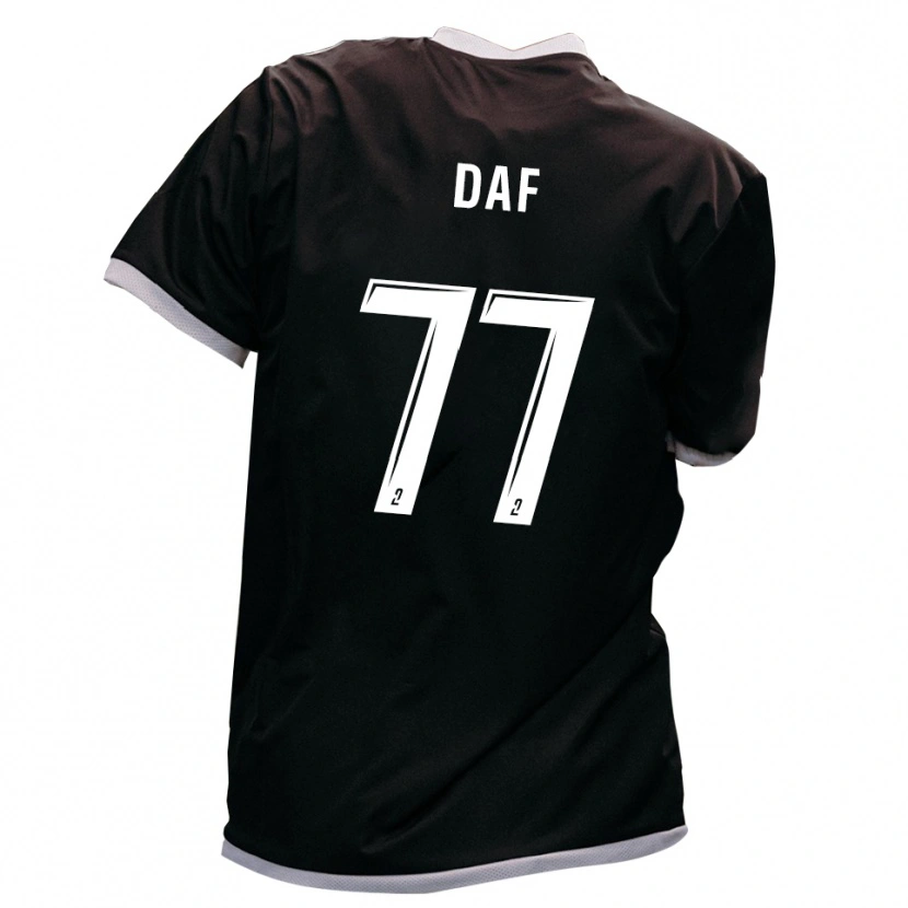 Danxen Damen Ilan Daf #77 Schwarz Gold Auswärtstrikot Trikot 2025/26 T-Shirt Schweiz