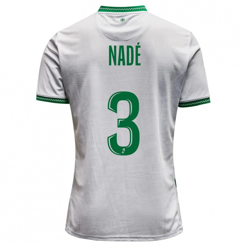 Danxen Damen Mickaël Nadé #3 Weiß Grün Auswärtstrikot Trikot 2025/26 T-Shirt Schweiz