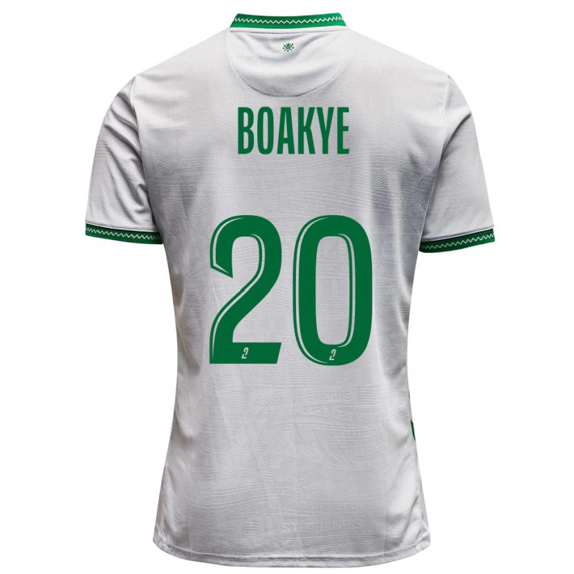 Danxen Damen Augustine Boakye #20 Weiß Grün Auswärtstrikot Trikot 2025/26 T-Shirt Schweiz