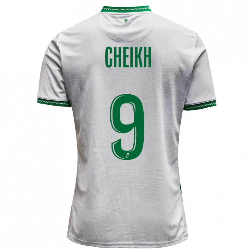 Danxen Damen Issam Cheikh #9 Weiß Grün Auswärtstrikot Trikot 2025/26 T-Shirt Schweiz