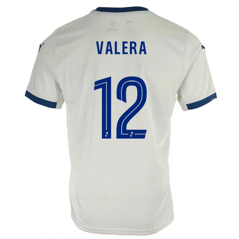 Danxen Damen Louis Valera #12 Weiß Blau Auswärtstrikot Trikot 2025/26 T-Shirt Schweiz