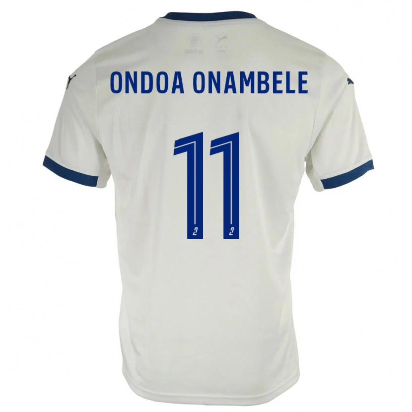 Danxen Damen Fred Ondoa Onambele #11 Weiß Blau Auswärtstrikot Trikot 2025/26 T-Shirt Schweiz