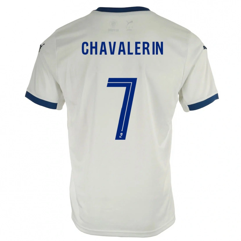 Danxen Damen Xavier Chavalerin #7 Weiß Blau Auswärtstrikot Trikot 2025/26 T-Shirt Schweiz