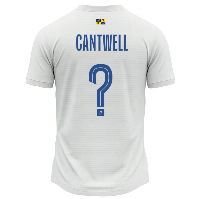 Danxen Damen Anna Cantwell #0 Weiß Blau Auswärtstrikot Trikot 2025/26 T-Shirt Schweiz