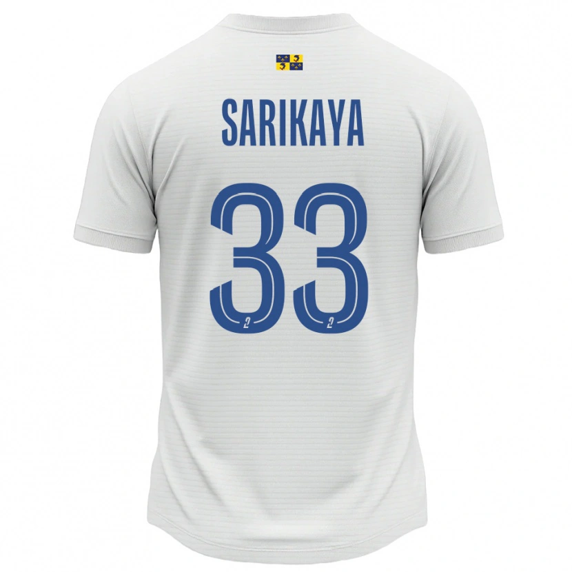 Danxen Damen Efe Sarıkaya #33 Weiß Blau Auswärtstrikot Trikot 2025/26 T-Shirt Schweiz