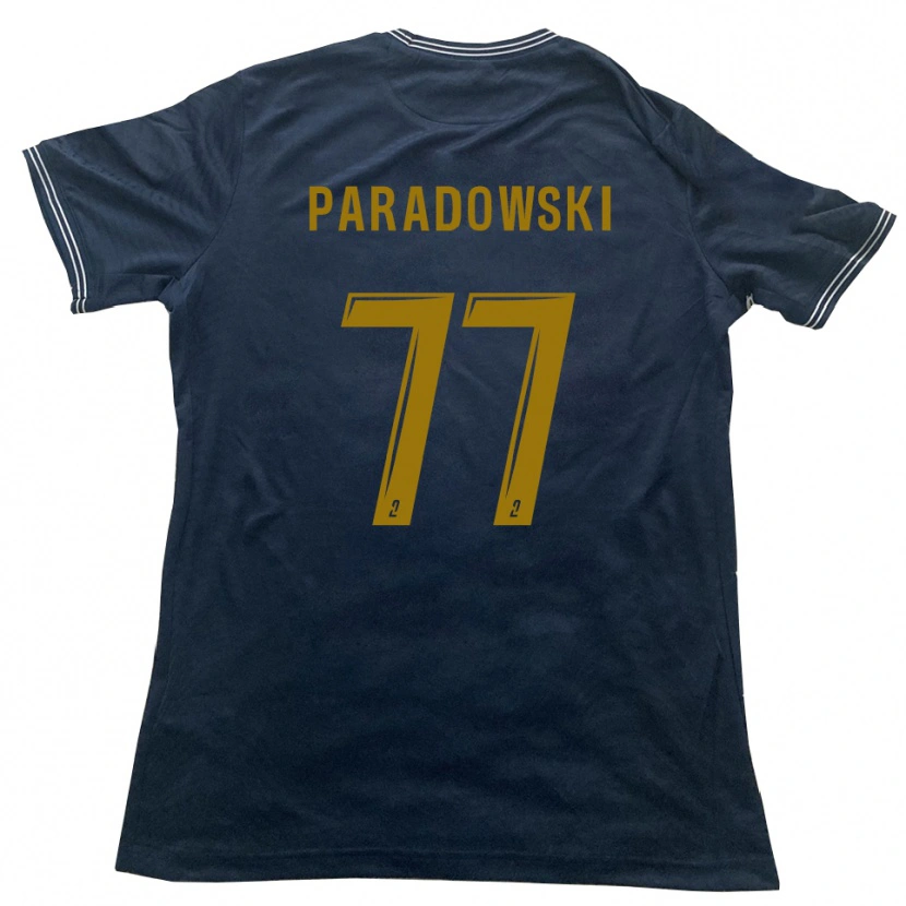 Danxen Damen Tao Paradowski #77 Marine Gold Auswärtstrikot Trikot 2025/26 T-Shirt Schweiz