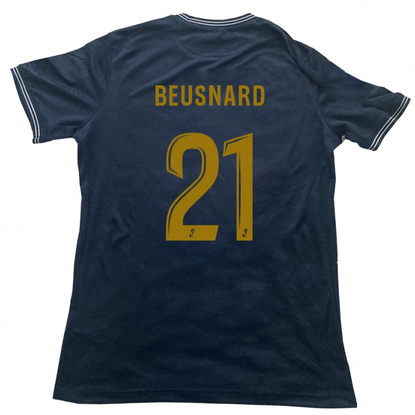 Danxen Damen Steeve Beusnard #21 Marine Gold Auswärtstrikot Trikot 2025/26 T-Shirt Schweiz