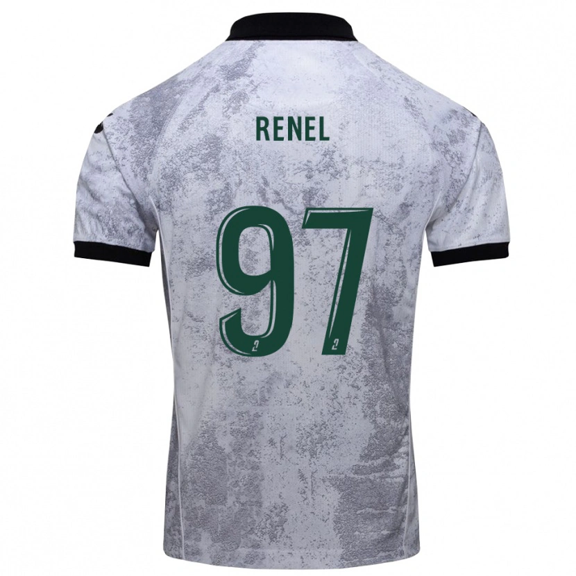 Danxen Damen Samuel Renel #97 Weiß Schwarz Auswärtstrikot Trikot 2025/26 T-Shirt Schweiz