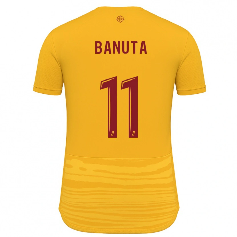 Danxen Damen Anna Banuta #11 Orange Burgunder Auswärtstrikot Trikot 2025/26 T-Shirt Schweiz