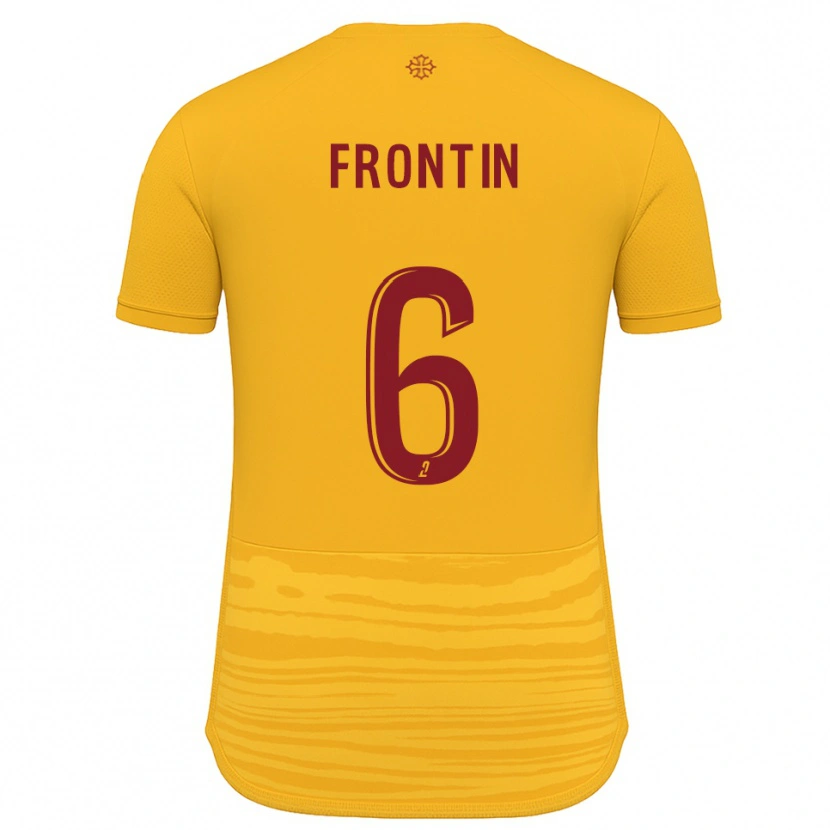 Danxen Damen Lohan Frontin #6 Orange Burgunder Auswärtstrikot Trikot 2025/26 T-Shirt Schweiz