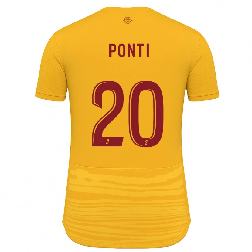 Danxen Damen Ryan Ponti #20 Orange Burgunder Auswärtstrikot Trikot 2025/26 T-Shirt Schweiz