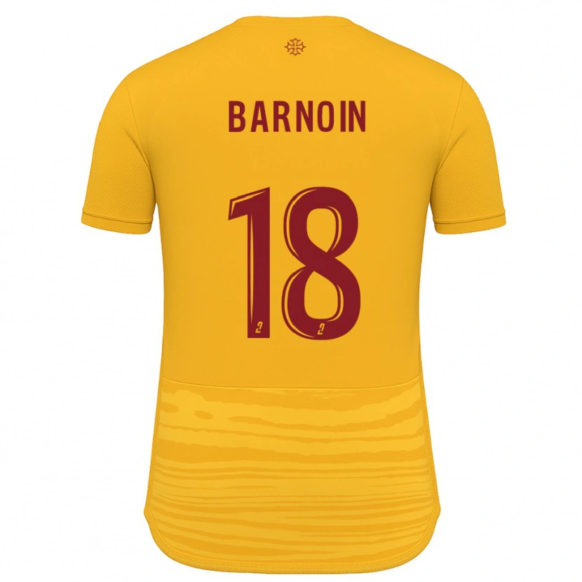 Danxen Damen Ninon Barnoin #18 Orange Burgunder Auswärtstrikot Trikot 2025/26 T-Shirt Schweiz
