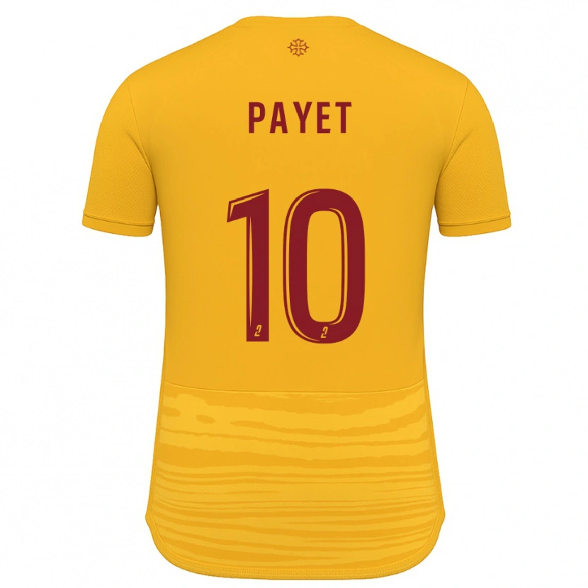 Danxen Damen Paul Payet #10 Orange Burgunder Auswärtstrikot Trikot 2025/26 T-Shirt Schweiz