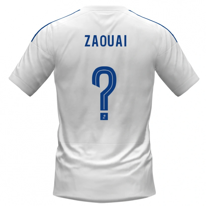 Danxen Damen Alexandre Zaouai #0 Weiß Blau Auswärtstrikot Trikot 2025/26 T-Shirt Schweiz