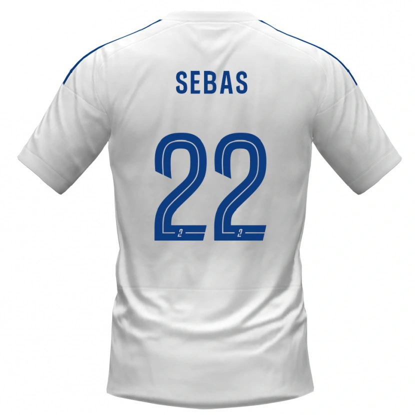 Danxen Damen Jérémy Sebas #22 Weiß Blau Auswärtstrikot Trikot 2025/26 T-Shirt Schweiz