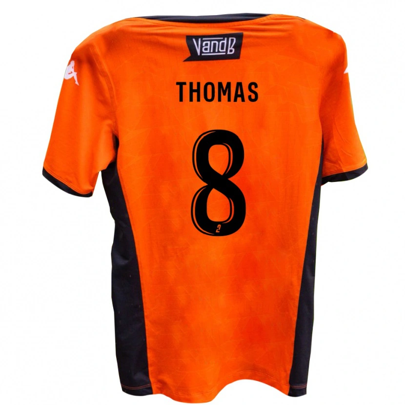 Danxen Damen Titouan Thomas #8 Weiß Schwarz Auswärtstrikot Trikot 2025/26 T-Shirt Schweiz