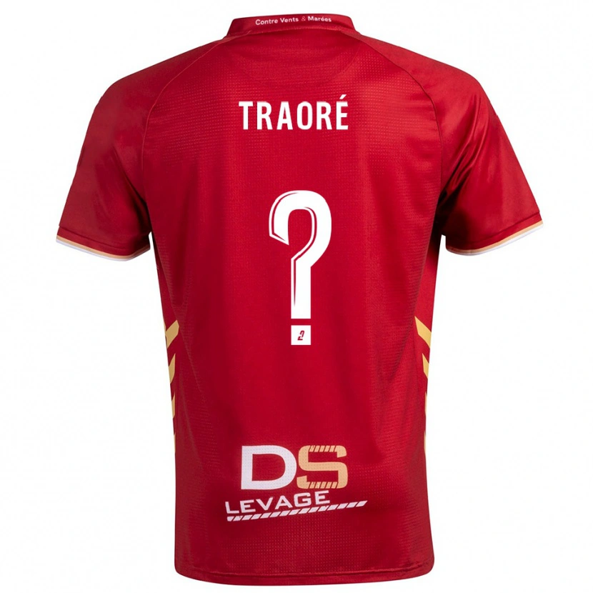 Danxen Damen Sadia Traoré #0 Burgunder Gold Auswärtstrikot Trikot 2025/26 T-Shirt Schweiz