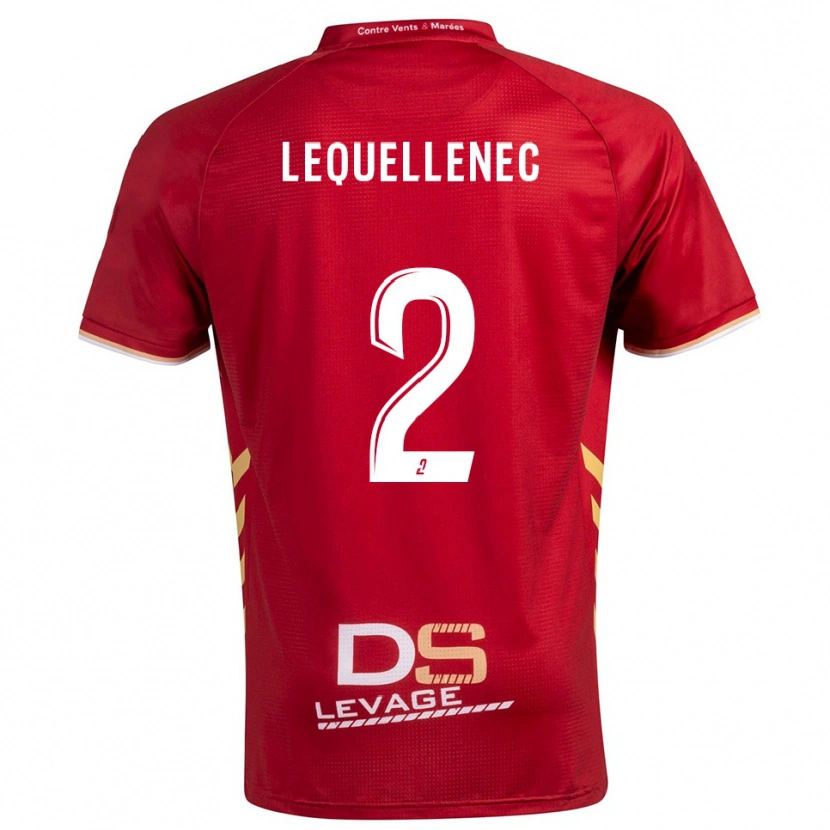 Danxen Damen Yanis Lequellenec #2 Burgunder Gold Auswärtstrikot Trikot 2025/26 T-Shirt Schweiz