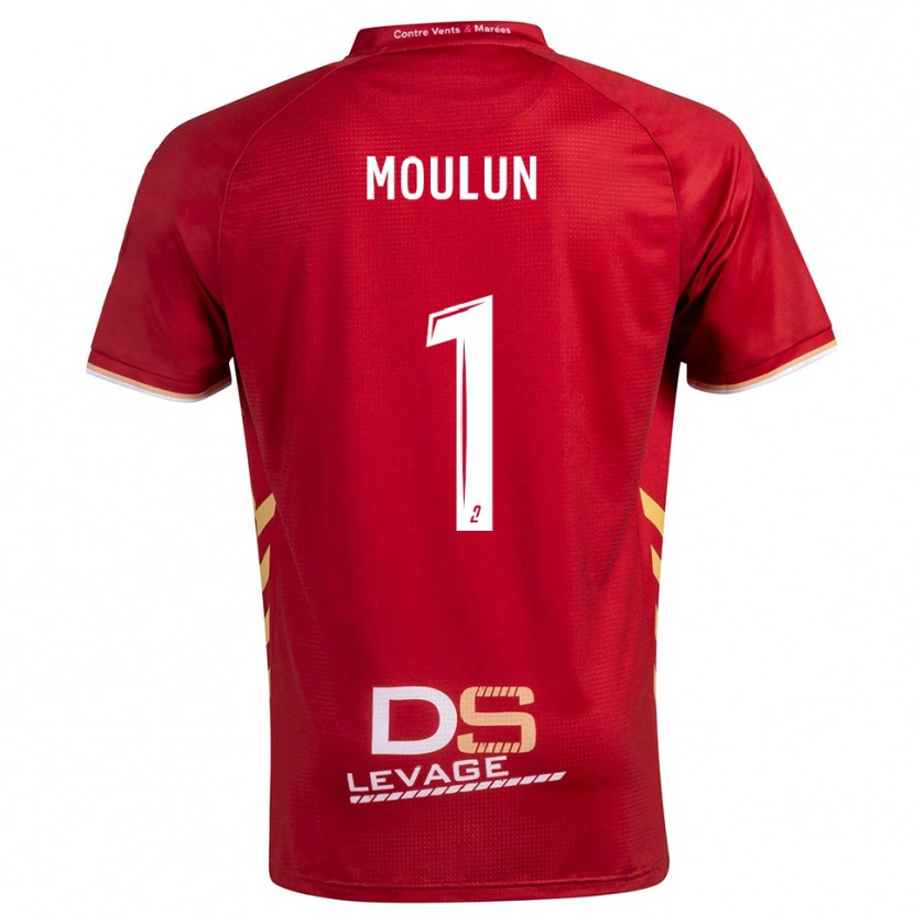 Danxen Damen Clément Moulun #1 Burgunder Gold Auswärtstrikot Trikot 2025/26 T-Shirt Schweiz