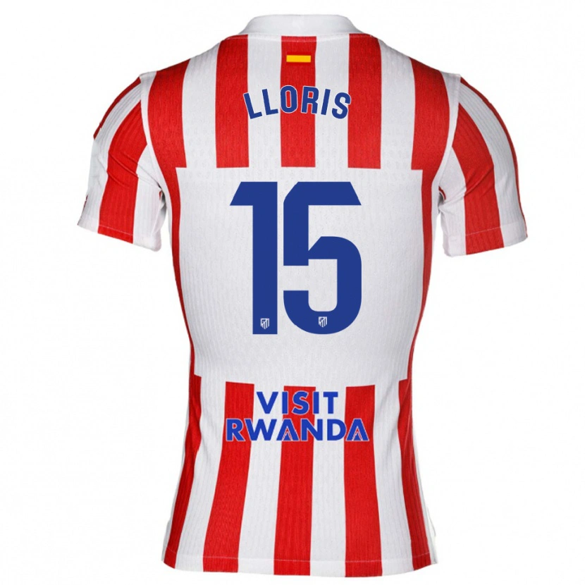 Danxen Kinder Silvia Lloris #15 Rot Weiß Heimtrikot Trikot 2025/26 T-Shirt Schweiz