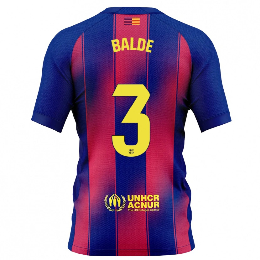 Danxen Kinder Alejandro Balde #3 Blau Rot Heimtrikot Trikot 2025/26 T-Shirt Schweiz
