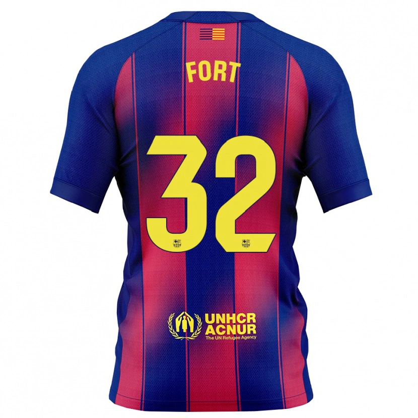 Danxen Kinder Héctor Fort #32 Blau Rot Heimtrikot Trikot 2025/26 T-Shirt Schweiz