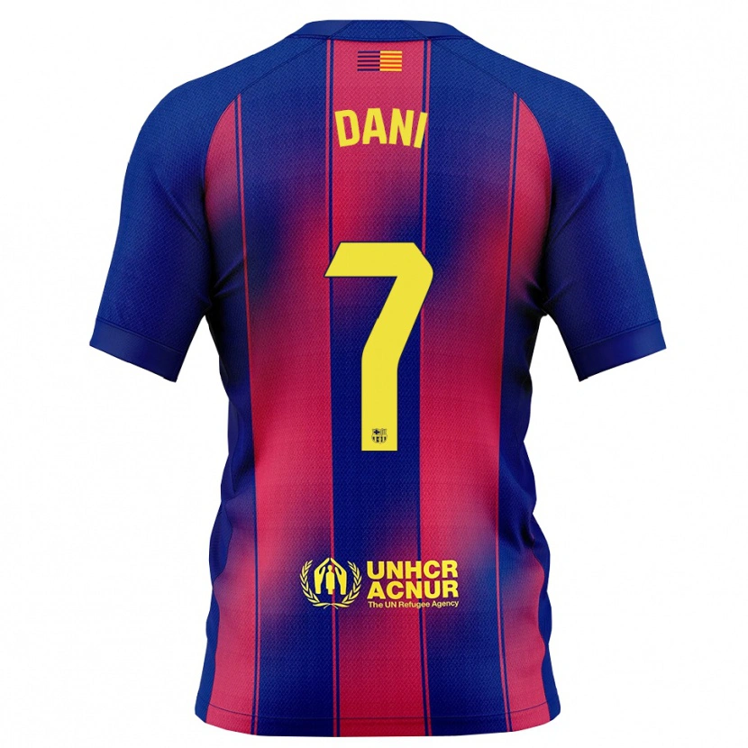Danxen Kinder Dani Rodríguez #7 Blau Rot Heimtrikot Trikot 2025/26 T-Shirt Schweiz