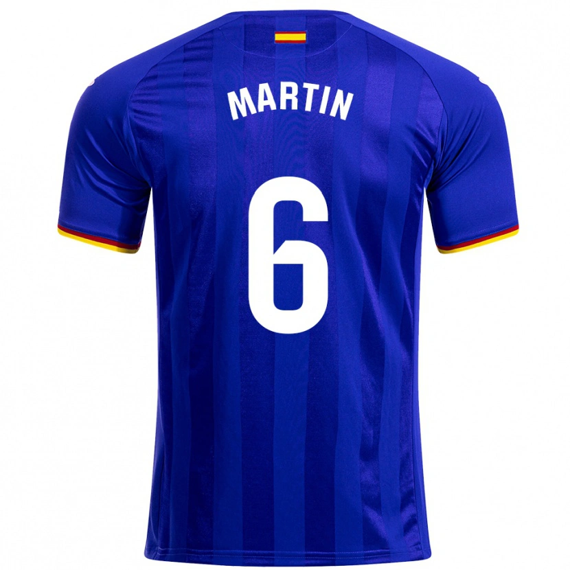Danxen Kinder Mario Martín #6 Blau Rot Gelb Heimtrikot Trikot 2025/26 T-Shirt Schweiz