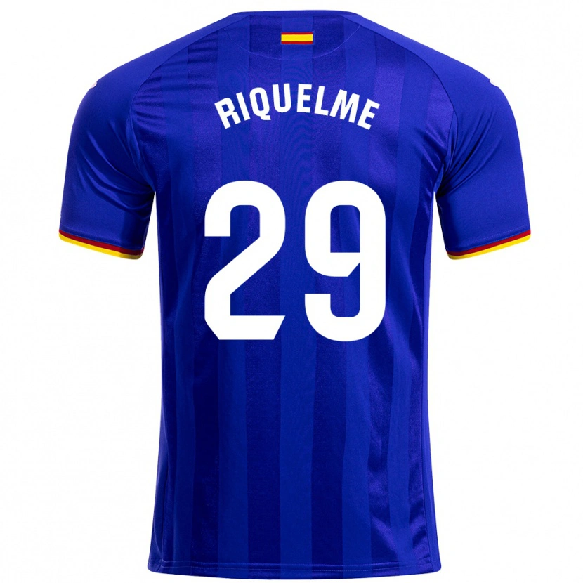 Danxen Kinder Adrián Riquelme #29 Blau Rot Gelb Heimtrikot Trikot 2025/26 T-Shirt Schweiz