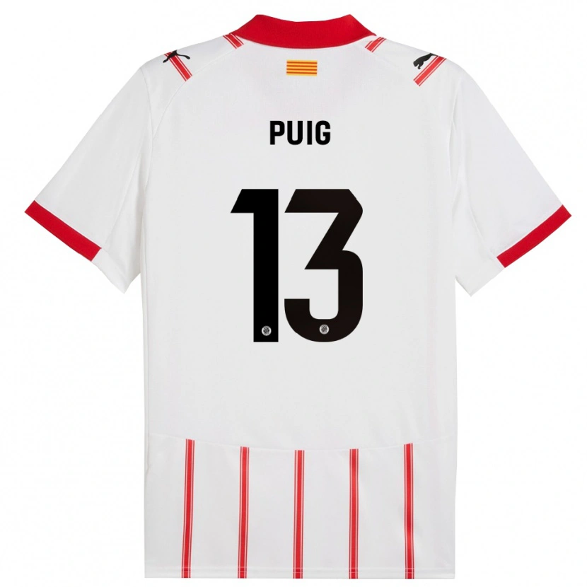 Danxen Kinder Sergi Puig #13 Weiß Rot Heimtrikot Trikot 2025/26 T-Shirt Schweiz