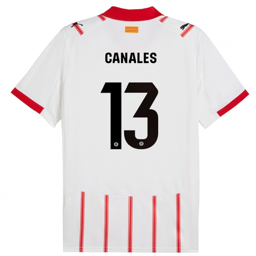 Danxen Kinder Juanvi Canales #13 Weiß Rot Heimtrikot Trikot 2025/26 T-Shirt Schweiz