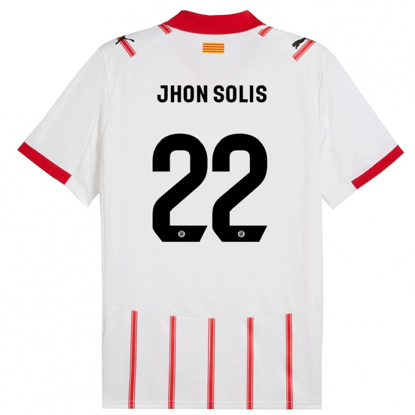 Danxen Kinder Jhon Solís #22 Weiß Rot Heimtrikot Trikot 2025/26 T-Shirt Schweiz