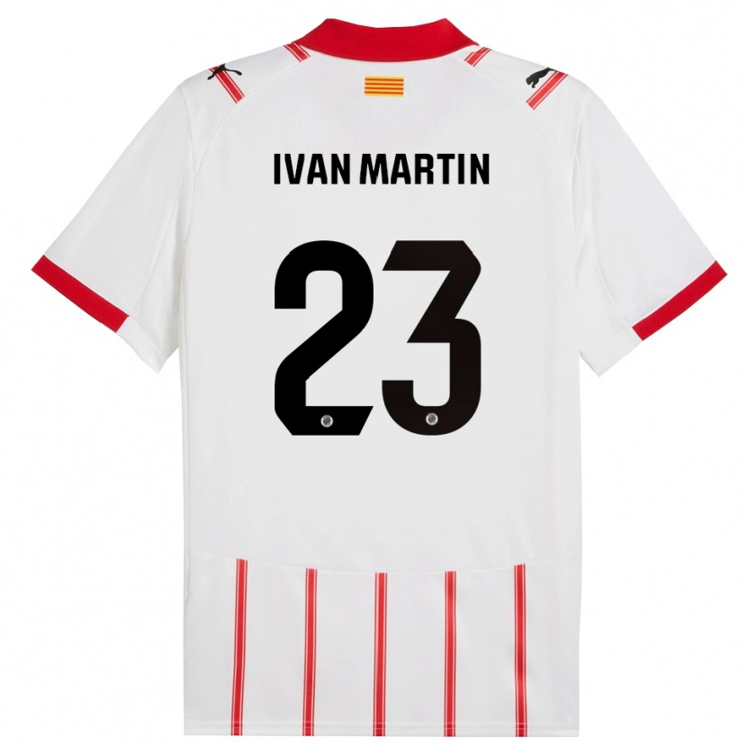 Danxen Kinder Iván Martín #23 Weiß Rot Heimtrikot Trikot 2025/26 T-Shirt Schweiz