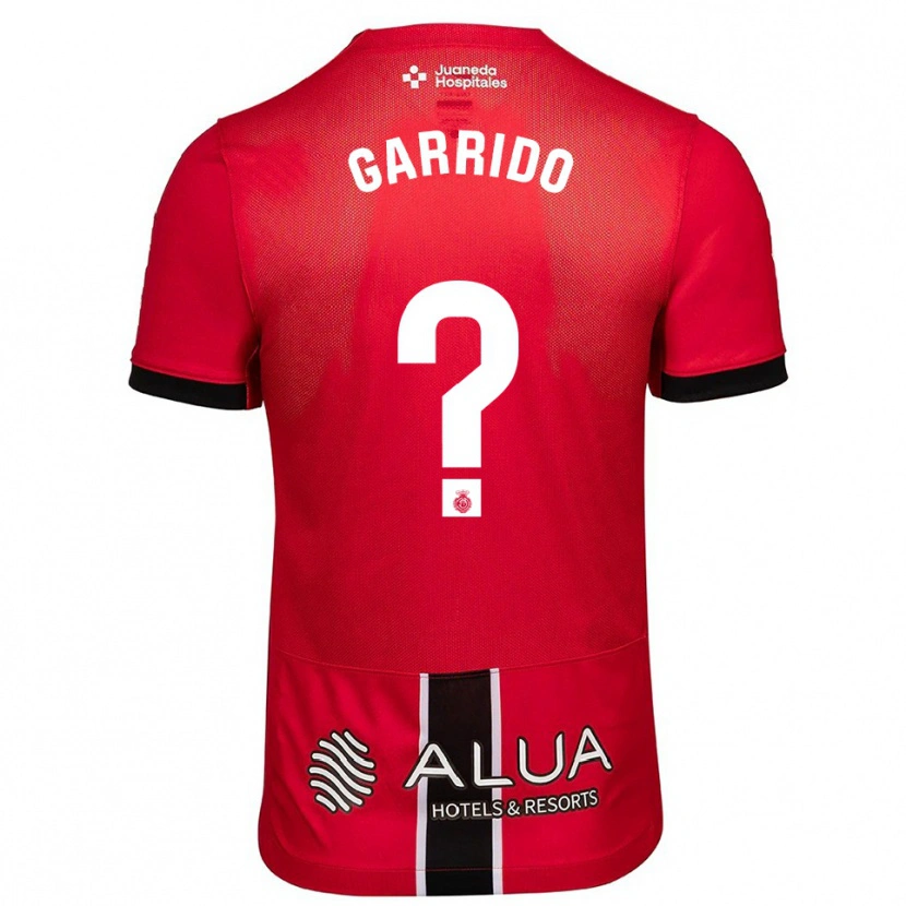 Danxen Kinder Adrián Garrido #0 Rot Schwarz Heimtrikot Trikot 2025/26 T-Shirt Schweiz