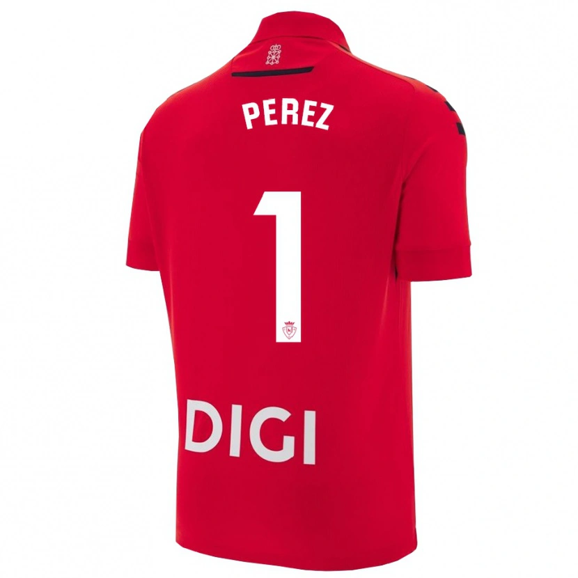 Danxen Kinder Silvia Pérez Fernández De Romarategui #1 Rot Schwarz Heimtrikot Trikot 2025/26 T-Shirt Schweiz