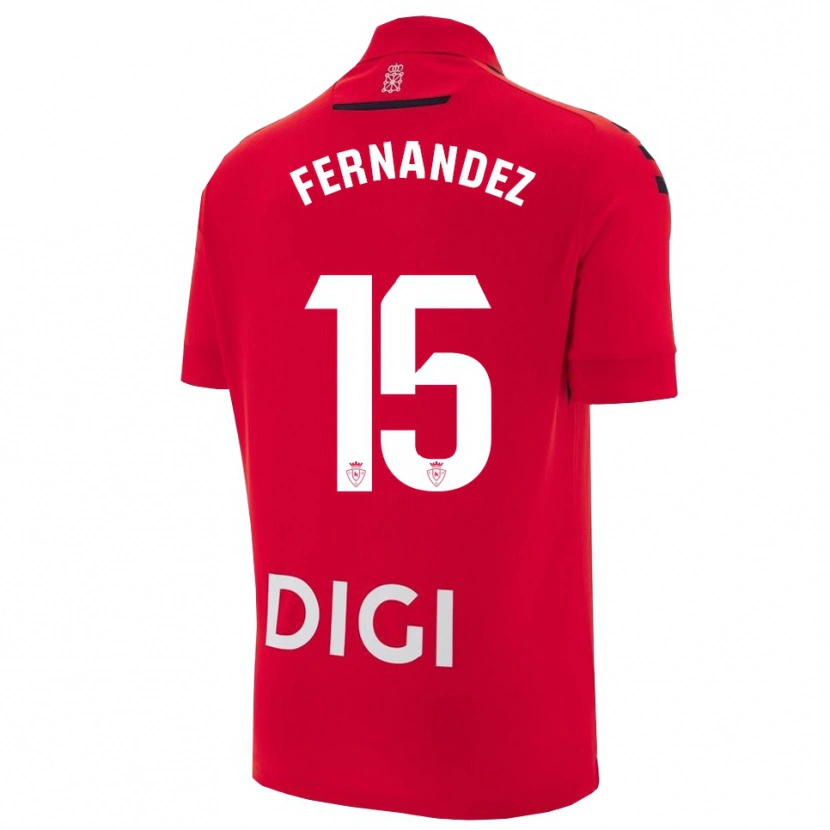 Danxen Kinder Leyre Fernández Sánchez #15 Rot Schwarz Heimtrikot Trikot 2025/26 T-Shirt Schweiz