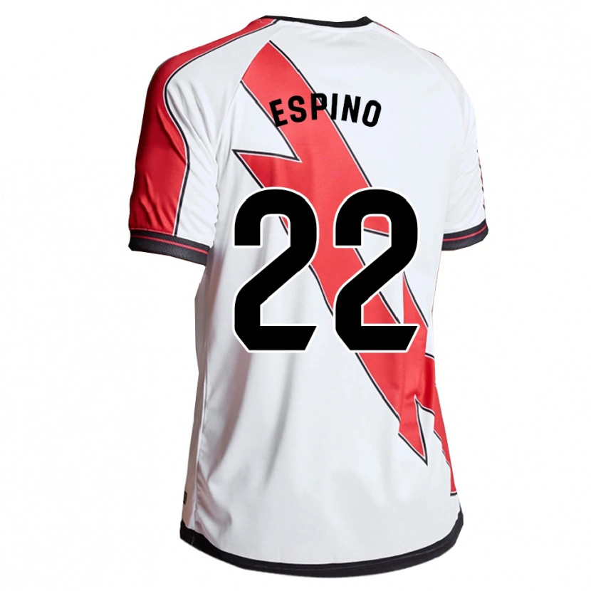 Danxen Kinder Alfonso Espino #22 Weiß Rot Heimtrikot Trikot 2025/26 T-Shirt Schweiz