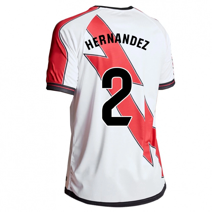 Danxen Kinder Marco Hernández #2 Weiß Rot Heimtrikot Trikot 2025/26 T-Shirt Schweiz
