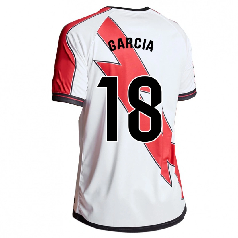 Danxen Kinder Álvaro García #18 Weiß Rot Heimtrikot Trikot 2025/26 T-Shirt Schweiz