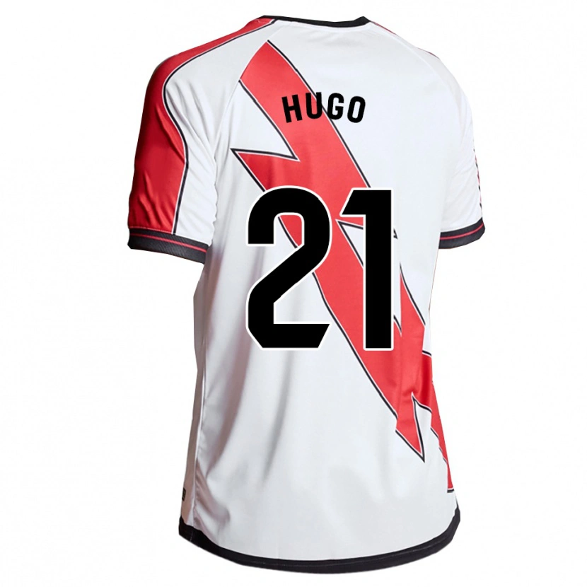 Danxen Kinder Hugo Navarro #21 Weiß Rot Heimtrikot Trikot 2025/26 T-Shirt Schweiz