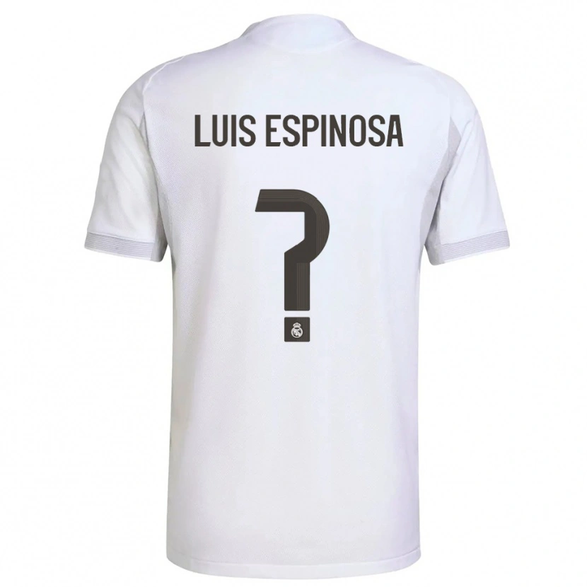 Danxen Kinder José Luis Espinosa #0 Weiß Gelb Heimtrikot Trikot 2025/26 T-Shirt Schweiz