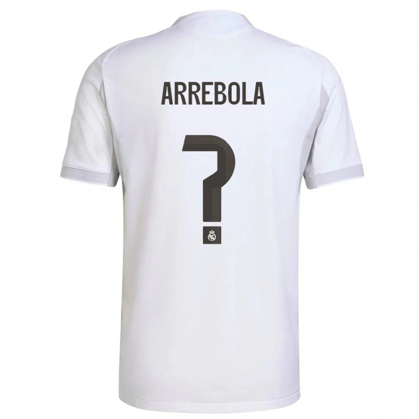 Danxen Kinder Hugo Arrebola #0 Weiß Gelb Heimtrikot Trikot 2025/26 T-Shirt Schweiz