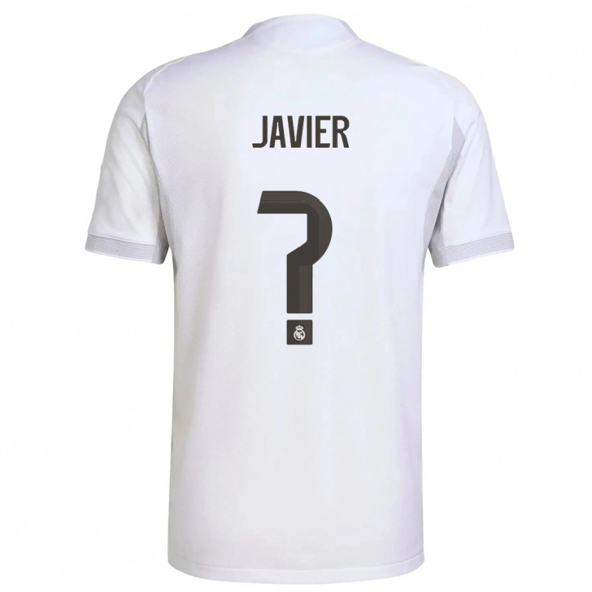 Danxen Kinder Javier Navarro #0 Weiß Gelb Heimtrikot Trikot 2025/26 T-Shirt Schweiz