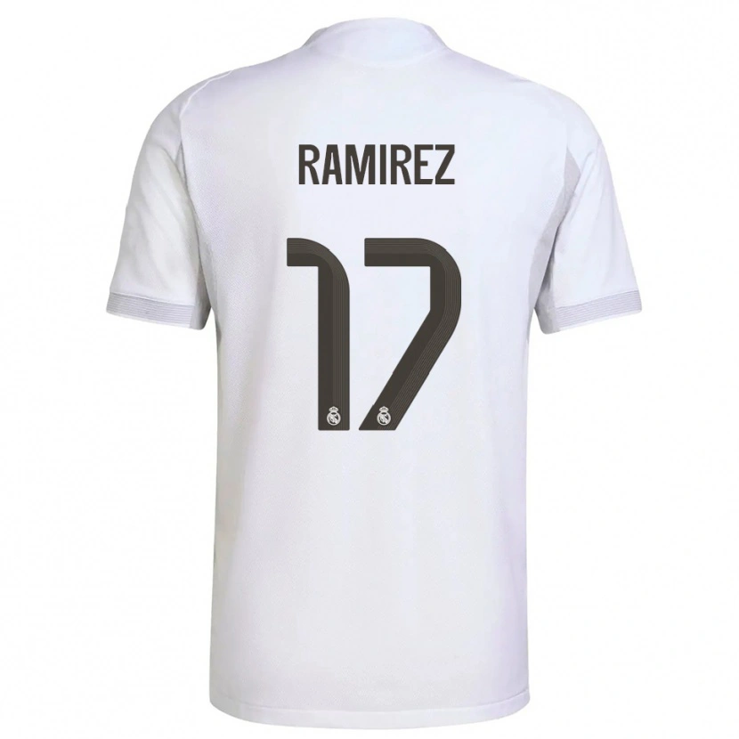 Danxen Kinder Darío Ramírez #17 Weiß Gelb Heimtrikot Trikot 2025/26 T-Shirt Schweiz