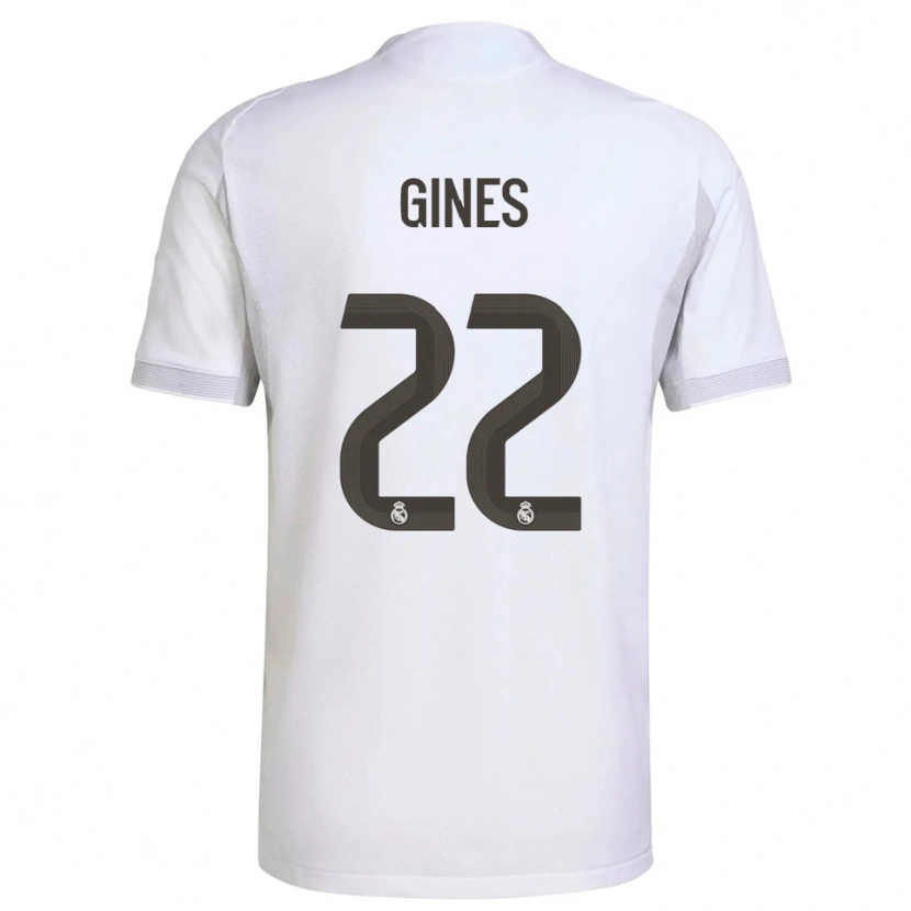 Danxen Kinder Álvaro Ginés #22 Weiß Gelb Heimtrikot Trikot 2025/26 T-Shirt Schweiz
