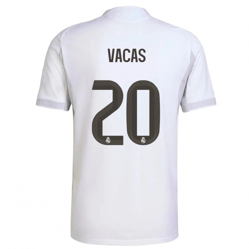 Danxen Kinder Juan Vacas #20 Weiß Gelb Heimtrikot Trikot 2025/26 T-Shirt Schweiz