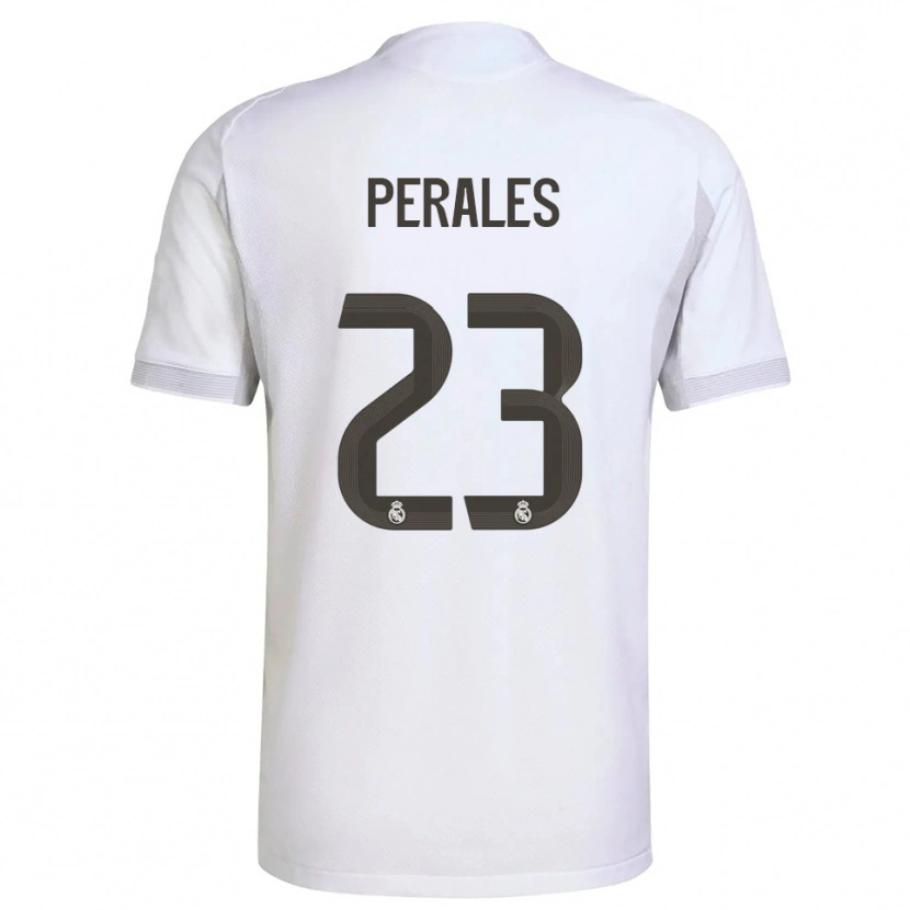 Danxen Kinder Miguel Perales #23 Weiß Gelb Heimtrikot Trikot 2025/26 T-Shirt Schweiz