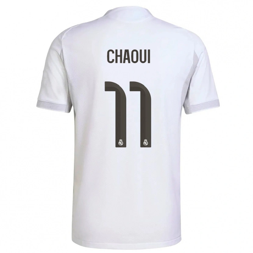 Danxen Kinder Omar Chaoui #11 Weiß Gelb Heimtrikot Trikot 2025/26 T-Shirt Schweiz